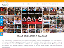Tablet Screenshot of developmentdialogue.org